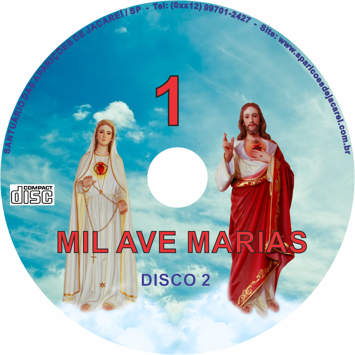CD Terço das Mil Ave Marias 1 CD Terço das Mil Ave Marias 1